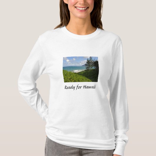 ハワイアン長袖tシャツ tシャツ (正面)