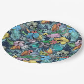 ハワイアン電工デザイン ペーパープレート (アングル)