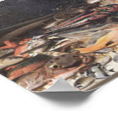 'ハワイアン魚の勉強' - Hubert Vos Poster ポスター (角)