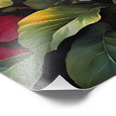 ハワイアン鮮やかハイビスカスフラワーズアットサンセットホテル フォトプリント (角)