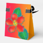 ハワイアン鮮やかフラワーガーデンハイビスカスエレガント フェイバーボックス (裏面サイド)