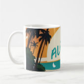 ハワイアン/アロハ/トロピカル/ビーチ コーヒーマグカップ (左)