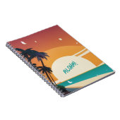ハワイアン/アロハ/トロピカル/ビーチ ノートブック (右側)