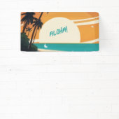 ハワイアン/アロハ/トロピカル/ビーチ 横断幕 (インサイチュ)