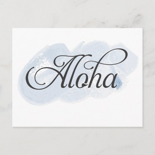 ハワイアン – アロハ ポストカード (正面)