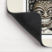 ハワイアン ウェディング タキシード パイナップル ティキ ヘッド 結婚式 マウスパッド (コーナー)