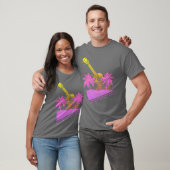 ハワイアン ウクレレ ウケ 80年代 90年代 女子 Tシャツ (ユニセックス)