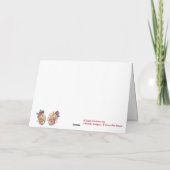 ハワイアン サーフ ボード クリスマス カード (裏面)