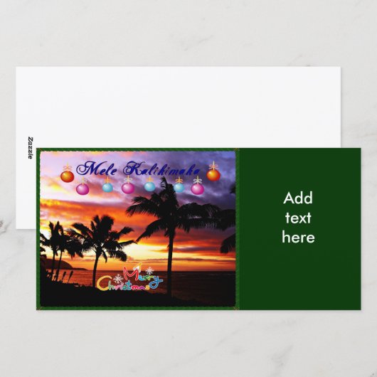 ハワイアン シーズンカード (正面/裏面)