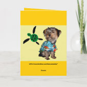 ハワイアン-スタイルGet Well Card カード (裏面)