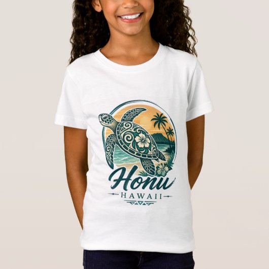 ハワイアン タートル Tシャツ (正面)