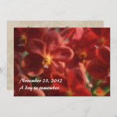 ハワイアン トロピカル オーキッド インビテーションズ 招待状 (正面/裏面)