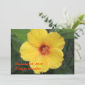 ハワイアン トロピカル ヒビスカス 招待状 (スタンド正面)