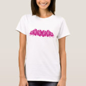 ハワイアン+ハイビスカスの花+ピンク Tシャツ (正面)