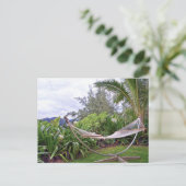 ハワイアン・ハンモック、ワイニハ湾、カウアイ、ハワイ ポストカード (スタンド正面)