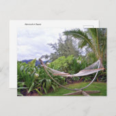 ハワイアン・ハンモック、ワイニハ湾、カウアイ、ハワイ ポストカード (正面/裏面)