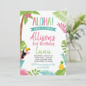 ハワイアン バースデー パーティ 招待状 (スタンド正面)