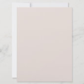 ハワイアン パーム ウェディング インビテーション (裏面)