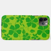 ハワイアン フラダンス (ハイビスカス) レモンライム Case-Mate iPhoneケース (裏面(横))