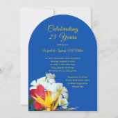ハワイアン フラワーズ アニバーサリー 誓いの式 招待状 (正面)