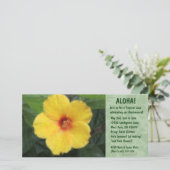 ハワイアン フローラル ルアウ ご招待状 (スタンド正面)