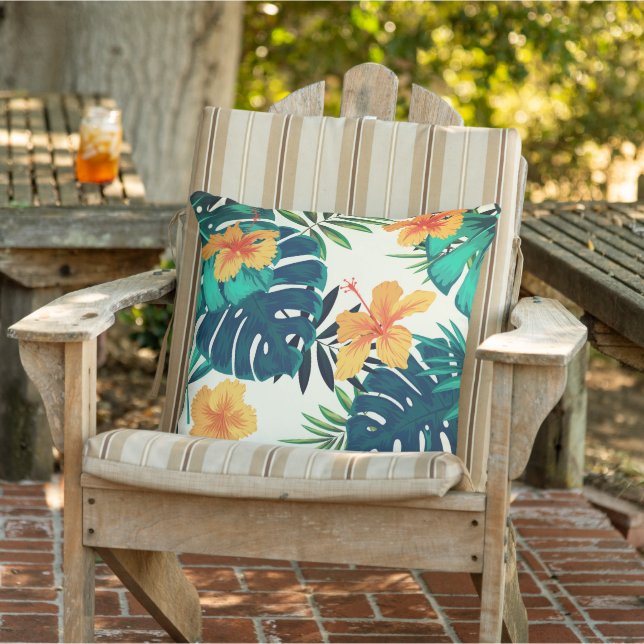 ハワイアン・プリント アウトドアクッション (椅子)