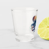 ハワイアン・プリント ショットグラス (左)