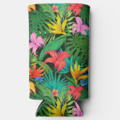 ハワイアン プリント スリム缶クーラー (正面)