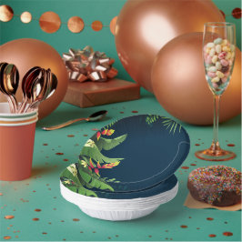 ハワイアン・プリント ペーパーボウル