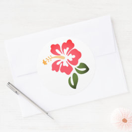 ハワイアン プリント ラウンドシール