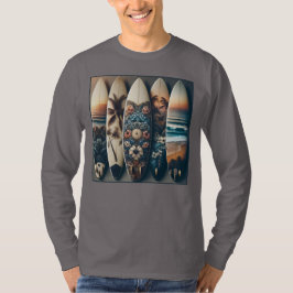 ハワイアン ペイント サーフボード Tシャツ