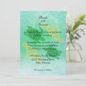 ハワイアン ホヌ ウェディング 招待状 (スタンド正面)