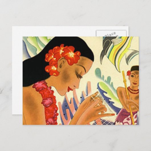 ハワイアン ポストカード (正面/裏面)