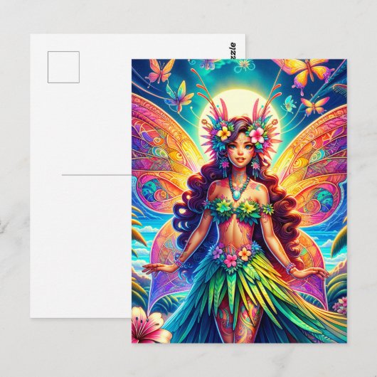 ハワイアン ポストカード (正面/裏面)