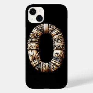 ハワイアン ポリネシアン アロハ レター O カスタムイニシャル Case-Mate iPhone 14 PLUSケース
