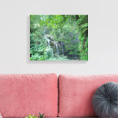 ハワイアン（マウイ）滝 キャンバスプリント (インサイチュ (リビング))