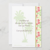 ハワイアン・ルアウ・ウェディング・アニバーサリー・パーティー招待状 招待状 (裏面)