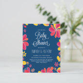 ハワイアン ルアウ ベビーシャワー トロピカル テーマ 招待状 (スタンド正面)