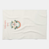 ハワイアン/レインボー/パームスサンタ キッチンタオル (横)