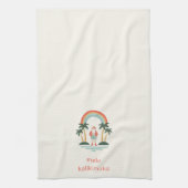 ハワイアン/レインボー/パームスサンタ キッチンタオル (縦)