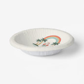 ハワイアン/レインボー/パームスサンタ ペーパーボウル (傾斜あり)