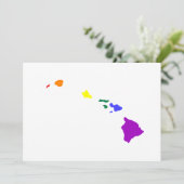 ハワイアン レインボー 招待状 (スタンド正面)