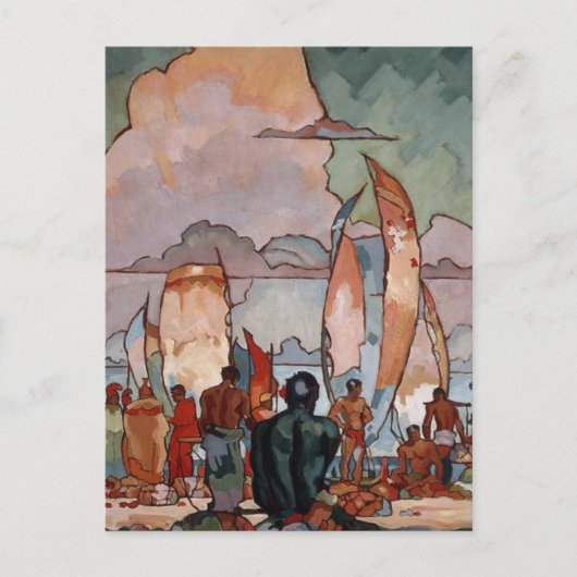 'ハワイアン' - Arman Manookianはがき ポストカード (正面)