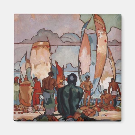 'ハワイアン' - Arman Manookian Magnet マグネット (正面)