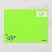 ハワイアンgeckoはがき ポストカード (裏面)