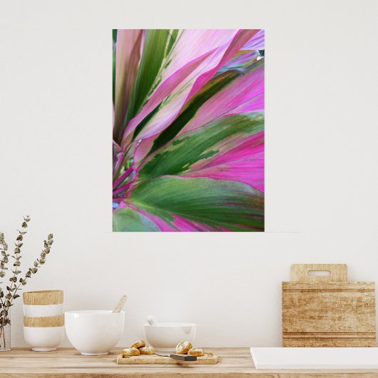 ハワイアンTi植物 ポスター (キッチン)