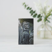 ハワイアンtiki像カスタマイズ可能名刺 名刺 (スタンド正面)