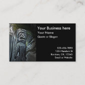 ハワイアンtiki像カスタマイズ可能名刺 名刺 (裏面)