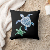 ハワイウミガメ クッション (ブランケット)