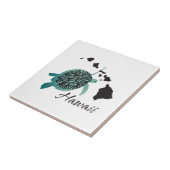 ハワイウミガメ タイル (側面)